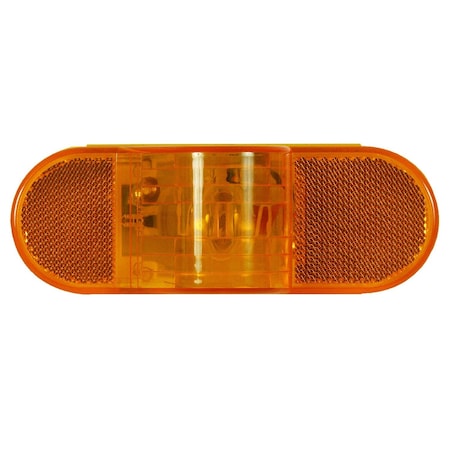 Optronics 6in. Yellow Grommet Mount Mid-Ship Turn Signal/Marker ST75AB